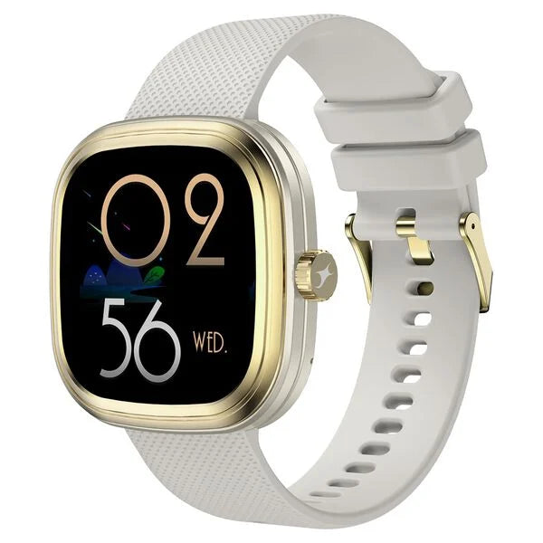 Fastrack Ryz Smartwatch for Women | 1.72" Super Ultra VU Display | AI Voice | Bluetooth Calling | 60Hz Refresh Rate | White